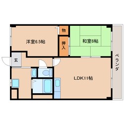 天理駅 徒歩10分 3階の物件間取画像